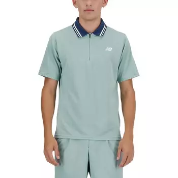 Рубашка поло мужская изумрудная New Balance, цвет Emerald
