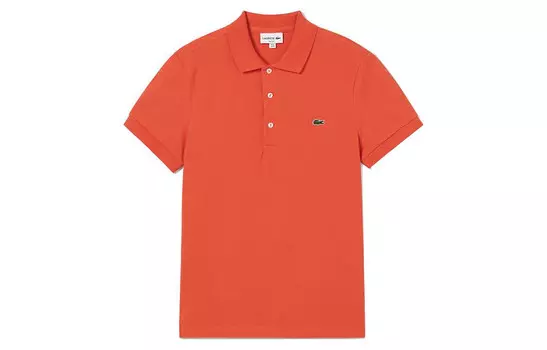 Рубашка поло мужская кораллово-красная/02K Lacoste, кораллово-красный