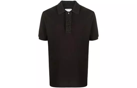 Рубашка поло мужская коричневая Bottega Veneta, коричневый