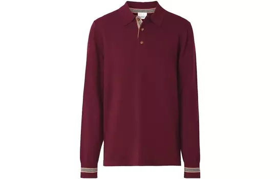 Рубашка поло мужская красная Burberry, красный
