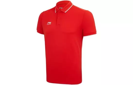 Рубашка поло мужская красная Lining, красный