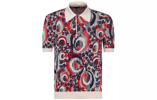 Рубашка поло мужская красная Prada, красный
