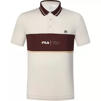 Рубашка поло мужская кремовая Fila, кремовый