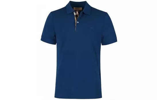 Рубашка поло мужская Lake Blue Burberry, цвет Lake Blue