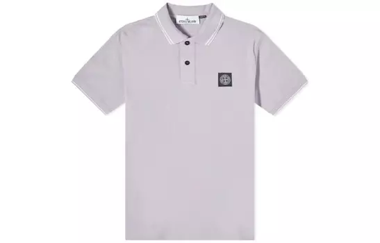 Рубашка поло мужская лавандовая Stone Island, цвет Lavender