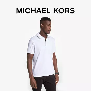 Рубашка-поло мужская Michael Kors с короткими рукавами, хаки