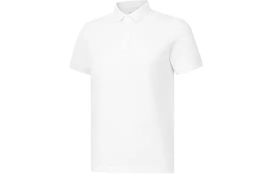 Рубашка поло мужская молочно-белая Lining, слоновая кость