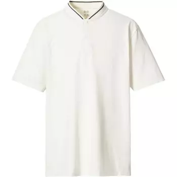 Рубашка поло мужская молочно-белая Uniqlo, слоновая кость