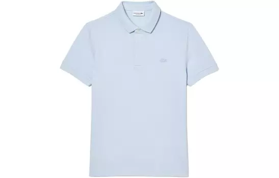 Рубашка поло мужская небесно-голубая Lacoste, голубой