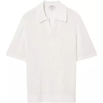 Рубашка поло мужская Off-white Cos, кремовый
