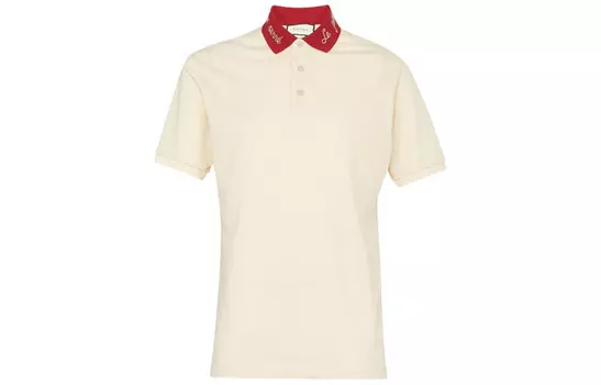 Рубашка поло мужская Off White Gucci, кремовый