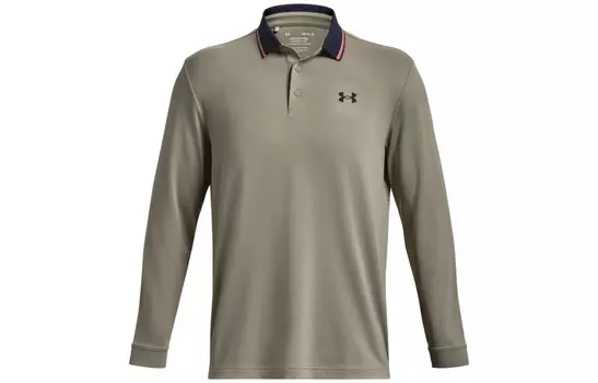Рубашка поло мужская оливковая Under Armour, оливковый