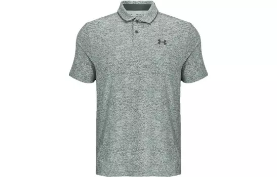 Рубашка поло мужская Pitch Gray Under Armour, серый