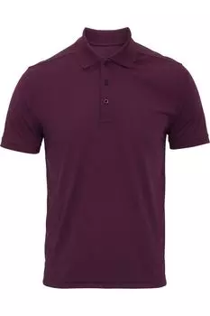 Рубашка-поло мужская Premier Coolchecker Pique с короткими рукавами, фиолетовый