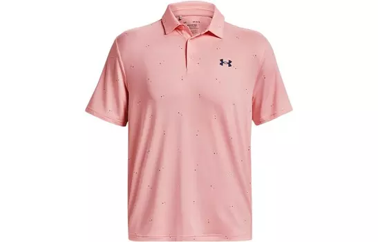 Рубашка поло мужская розовая Under Armour, розовый