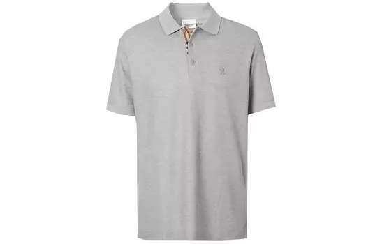 Рубашка поло мужская серая Burberry, серый