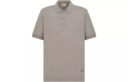 Рубашка поло мужская серая Dior, серый