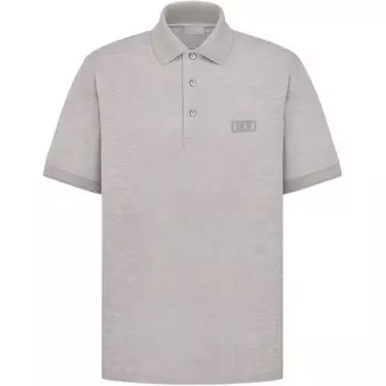 Рубашка поло мужская серая Dior, серый