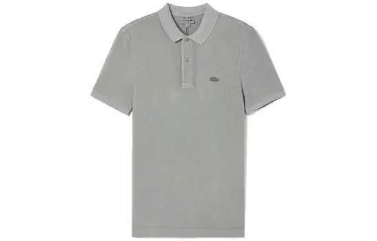 Рубашка поло мужская серая Lacoste, серый