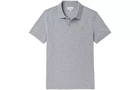 Рубашка поло мужская серая Lacoste, серый