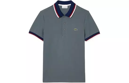 Рубашка поло мужская серая Lacoste, серый