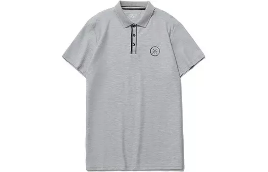 Рубашка поло мужская серая Lining, серый