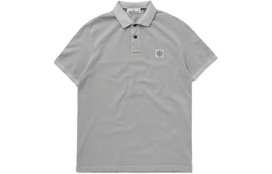 Рубашка поло мужская серая Stone Island, серый