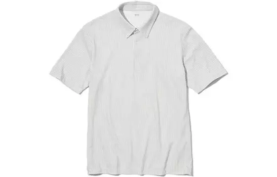 Рубашка поло мужская серая Uniqlo, серый