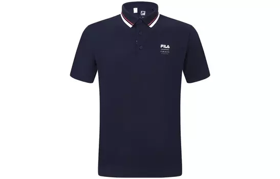 Рубашка поло мужская синяя Fila, синий