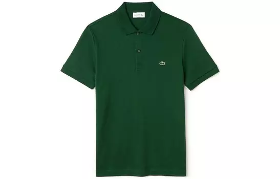 Рубашка поло мужская сосново-зеленая Lacoste, зеленый
