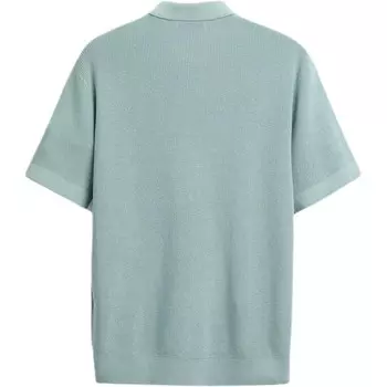 Рубашка поло мужская средняя синяя Zara, синий