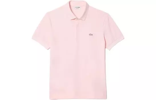 Рубашка поло мужская светло-розовая Lacoste, светло-розовый