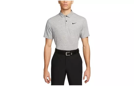 Рубашка поло мужская светло-серая Nike, серый