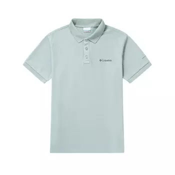 Рубашка поло мужская светло-зеленая Columbia, светло-зеленый