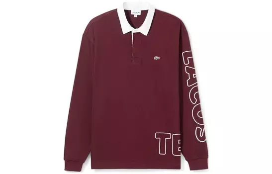Рубашка поло мужская темно-красная Lacoste, темно-красный