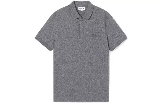 Рубашка поло мужская темно-серая Lacoste, темно-серый