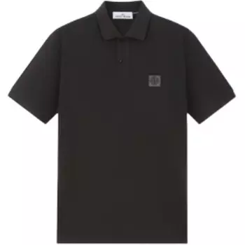 Рубашка поло мужская темно-серая Stone Island, темно-серый