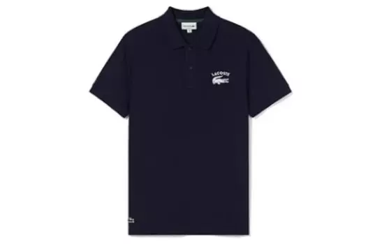 Рубашка поло мужская темно-синяя 166 Lacoste, темно-синий