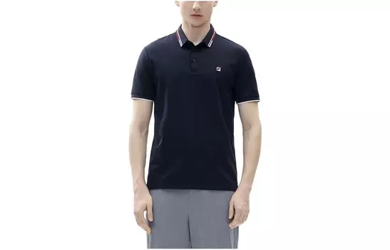 Рубашка поло мужская темно-синяя Fila, цвет Legend Blue