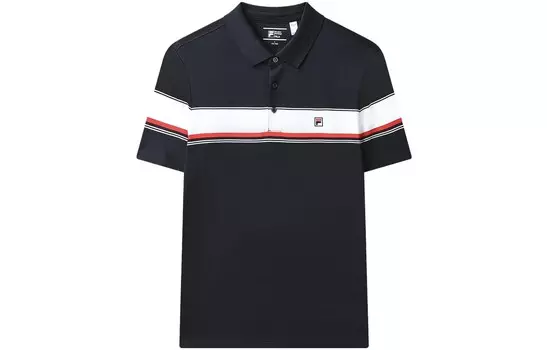 Рубашка поло мужская темно-синяя Fila, цвет Legend Blue