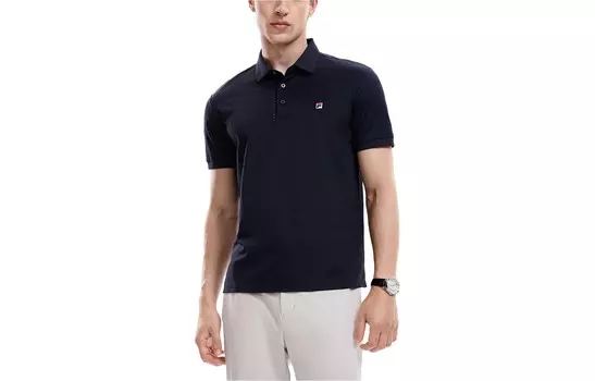 Рубашка поло мужская темно-синяя Fila, цвет Legend Blue