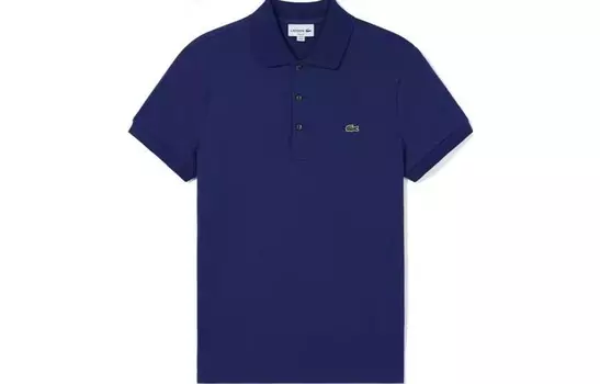 Рубашка поло мужская темно-синяя Lacoste, темно-синий