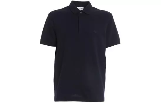 Рубашка поло мужская темно-синяя Lacoste, темно-синий