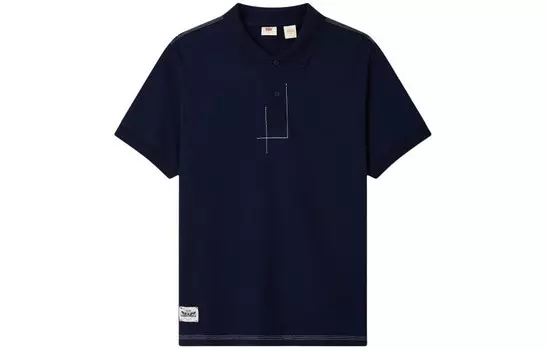 Рубашка поло мужская темно-синяя Levi’S, темно-синий