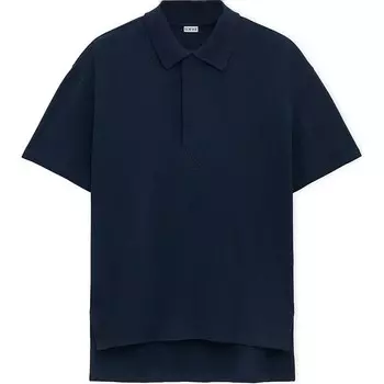 Рубашка поло мужская темно-синяя Loewe, темно-синий