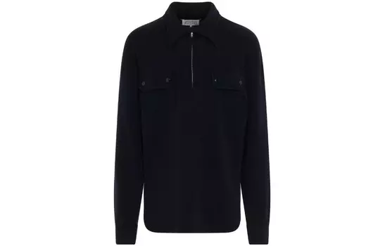 Рубашка поло мужская темно-синяя Maison Margiela, темно-синий