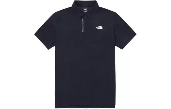 Рубашка поло мужская темно-синяя The North Face, темно-синий