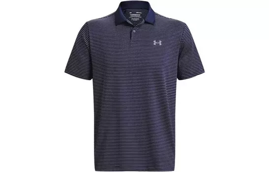 Рубашка поло мужская темно-синяя Under Armour, синий