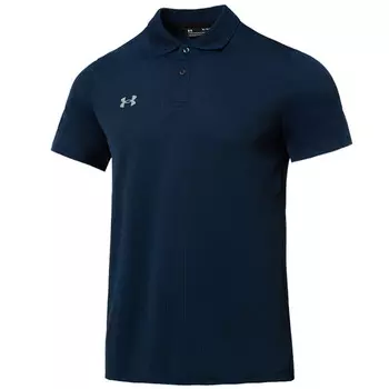 Рубашка поло мужская темно-синяя Under Armour, темно-синий