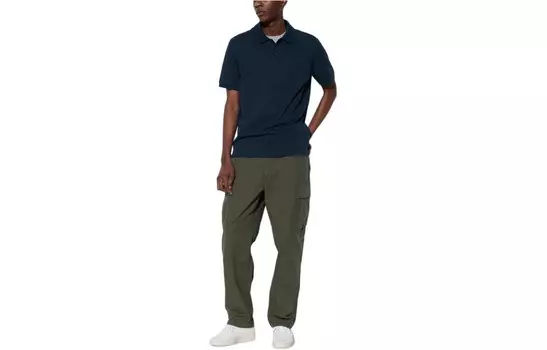 Рубашка поло мужская темно-синяя Uniqlo, темно-синий